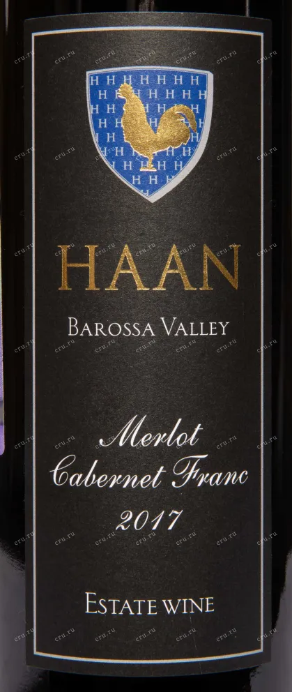 Этикетка Haan Classic Merlot Cabernet Franc 2017 0.75 л