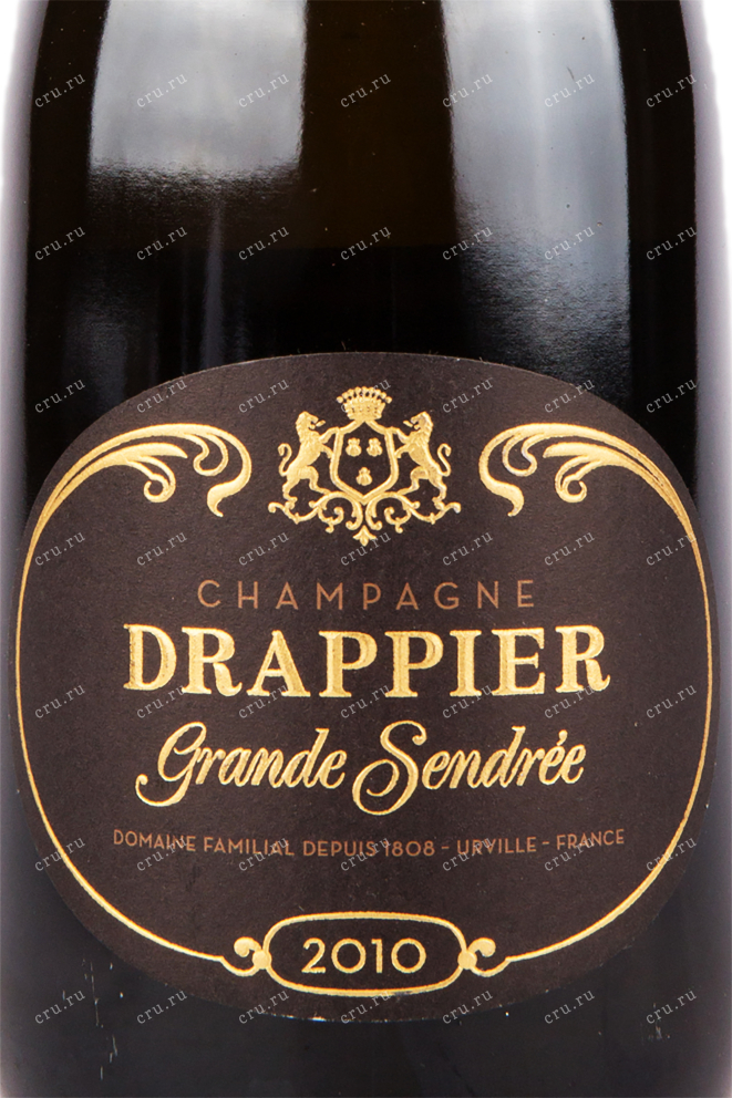 Этикетка игристого вина Drappier Grande Sendree 0.75 л