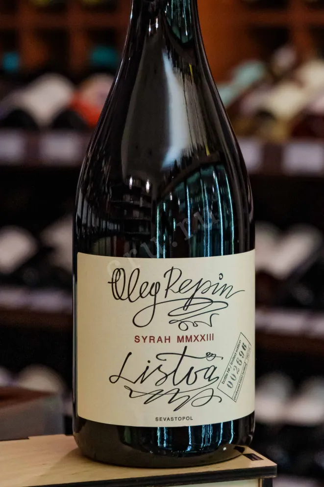 В магазине Крю Профи Oleg Repin Listva Syrah 2023 0.75 л