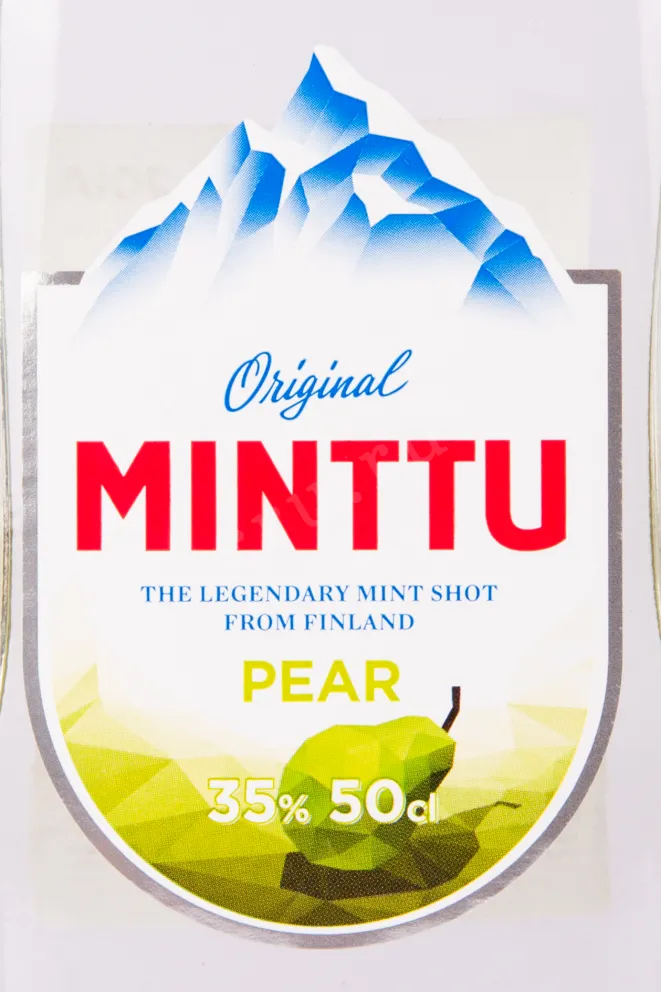 Этикетка ликера Минтту Полярная Груша 0.5 л