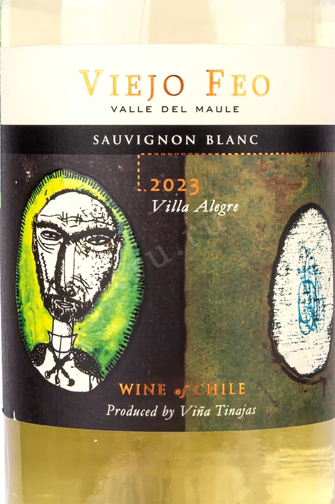 Этикетка Viejo Feo Sauvignon Blan 2023 0.75 л