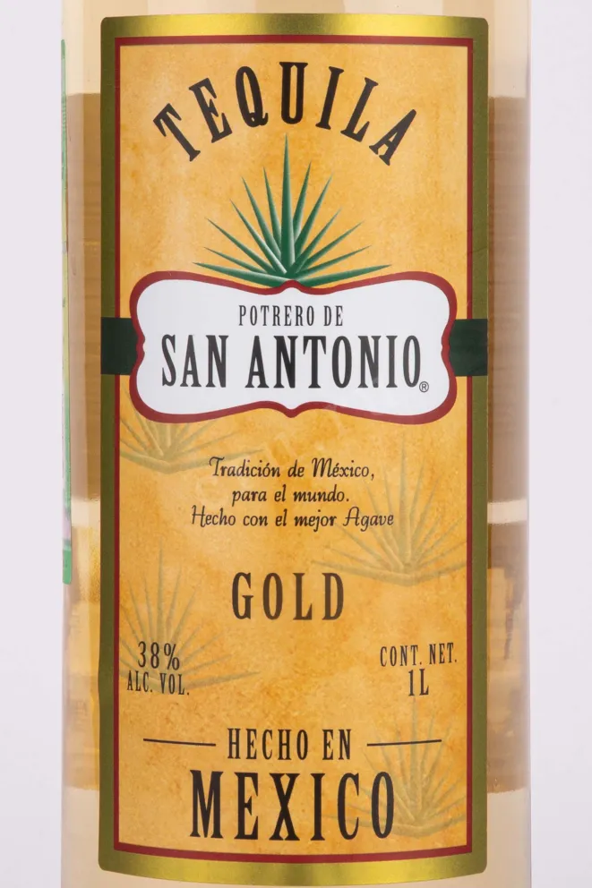 Этикетка Potrero de San Antonio Gold 1 л