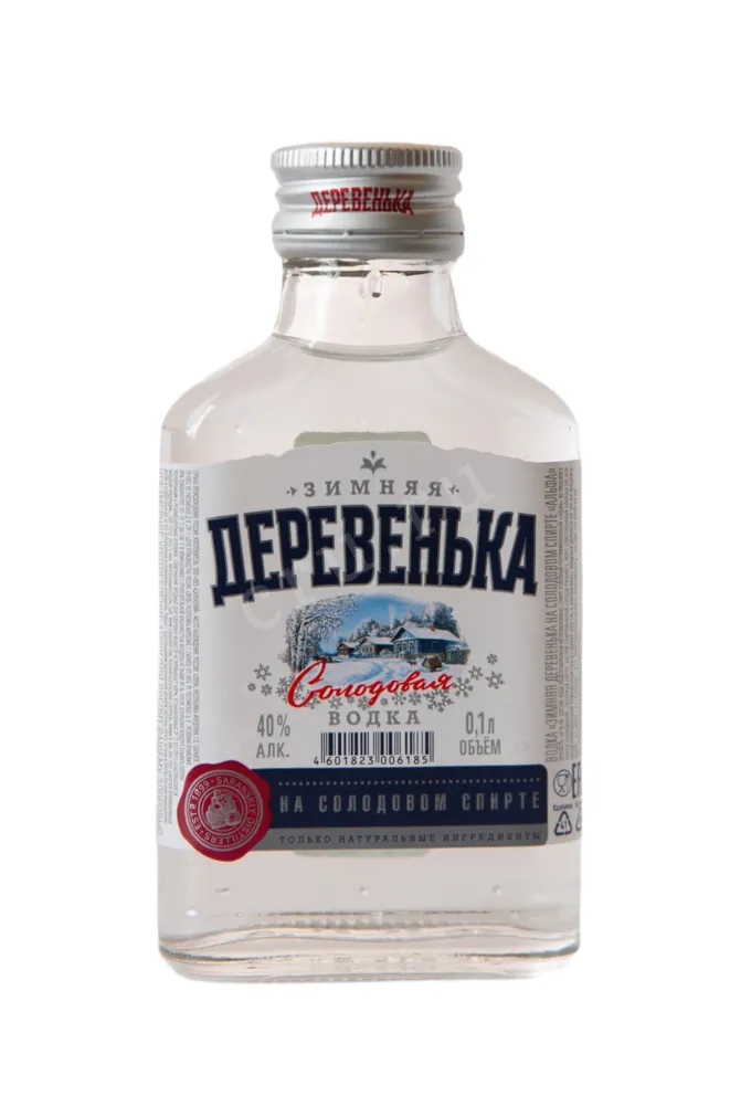 Водка Зимняя Деревенька Солодовая  0.1 л