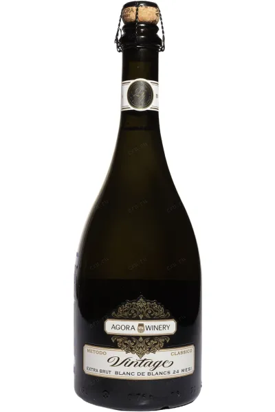 Игристое вино Агора Блан де Блан Винтаж 2022 0.75 л