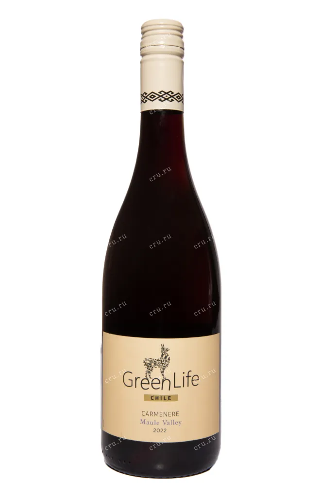 Вино GreenLife Carmenere Maule Valley 2022 0.75 л