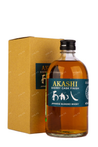 Виски Akashi Sherry Cask Finish gift box  0.5 л