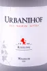 Этикетка Urbanihof Riesling 2022 0.75 л
