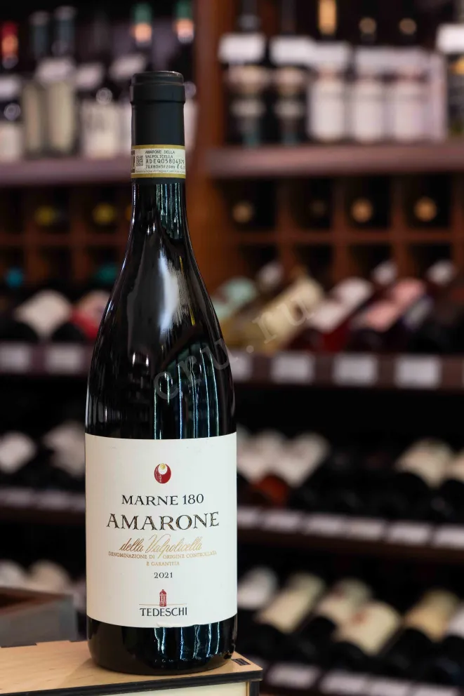 В магазине Крю Профи Tedeschi Marne 180 Amarone della Valpolicella DOCG 2021 0.75 л