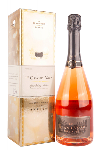 Игристое вино Le Grand Noir Rose in gift box  0.75 л
