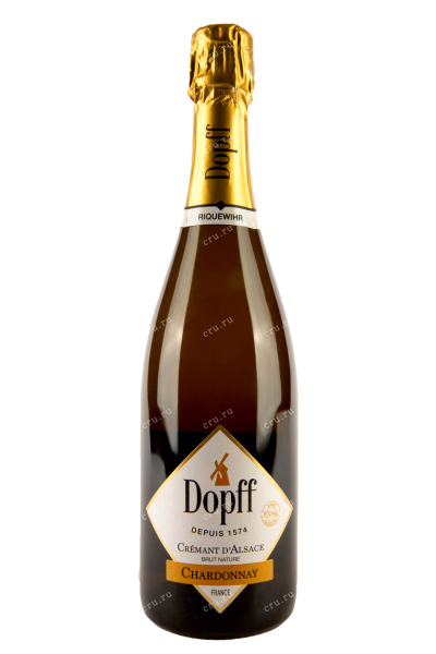 Игристое вино Dopff Cremant d'Alsace Chardonnay San Cufr Ajoute 2017 0.75 л