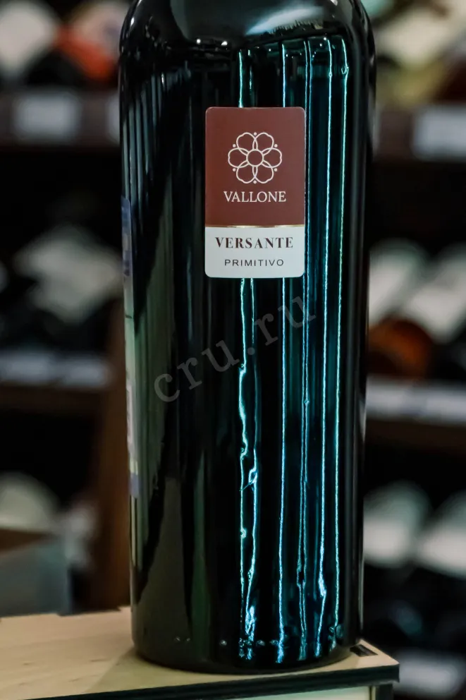 В магазине Крю Профи Vallone Versante Primitivo Salento IGP 2024 0.75 л