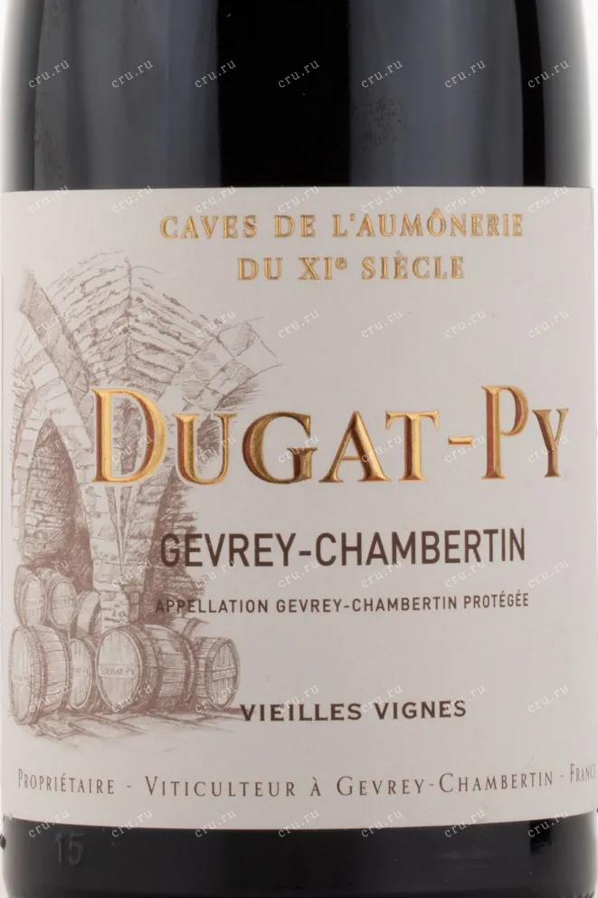 Этикетка вина Bernard Dugat-Py Gevrey-Chambertin Vieiless Vignes 2018 0.75 л