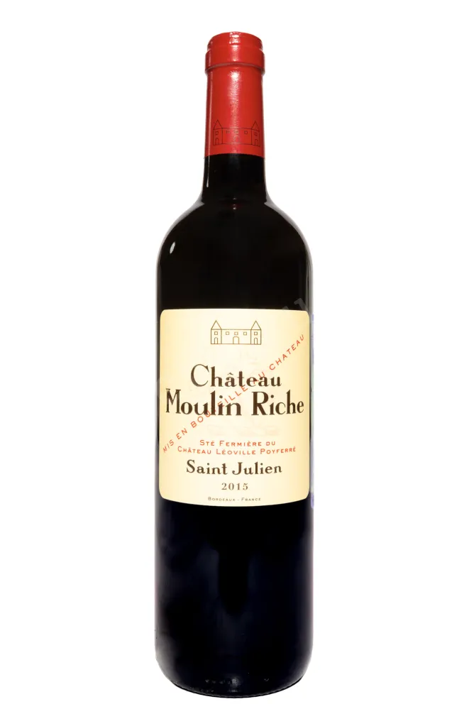 Вино Chateau Moulin Riche Saint-Julien AOC 2015 0.75 л