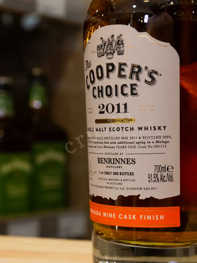 В магазине Крю Профи The Cooper's Choice Benrinnes Malaga Wine Cask Finish in gift box 0.7 л