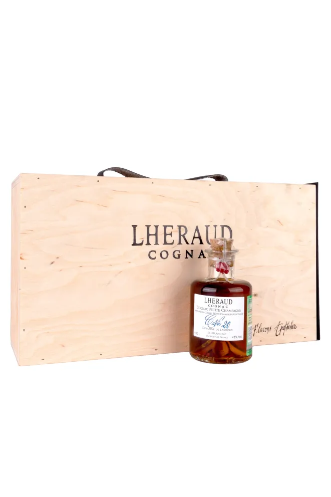 В деревянной коробке Lheraud Cuvee 20 wooden box 2003 0.2 л