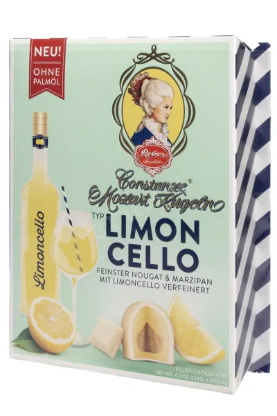 Конфеты Ребер Моцарт Белый Шоколад Ореховое Пралине Марципан Лимончелло 120 г