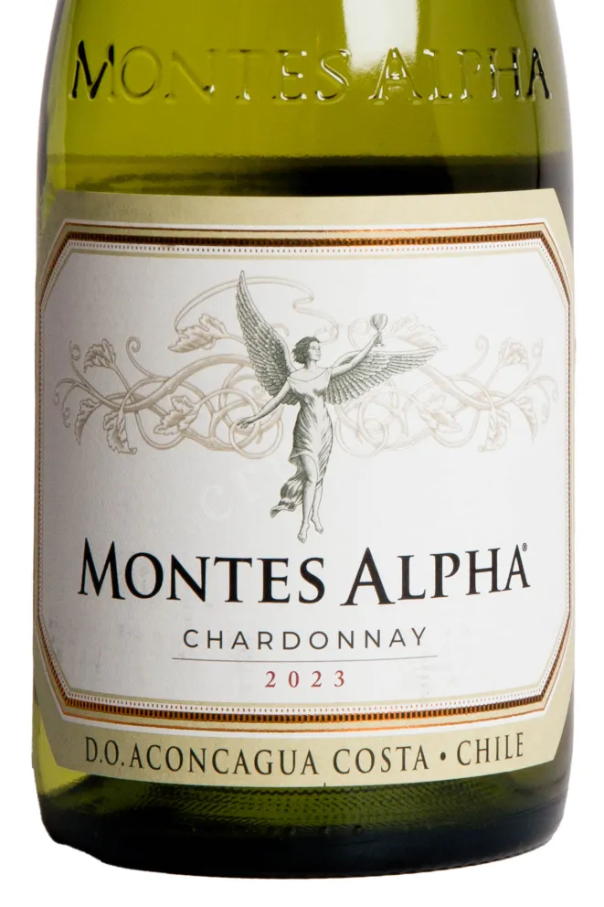 Этикетка Montes Alpha Chardonnay in gift box 2023 0.75 л