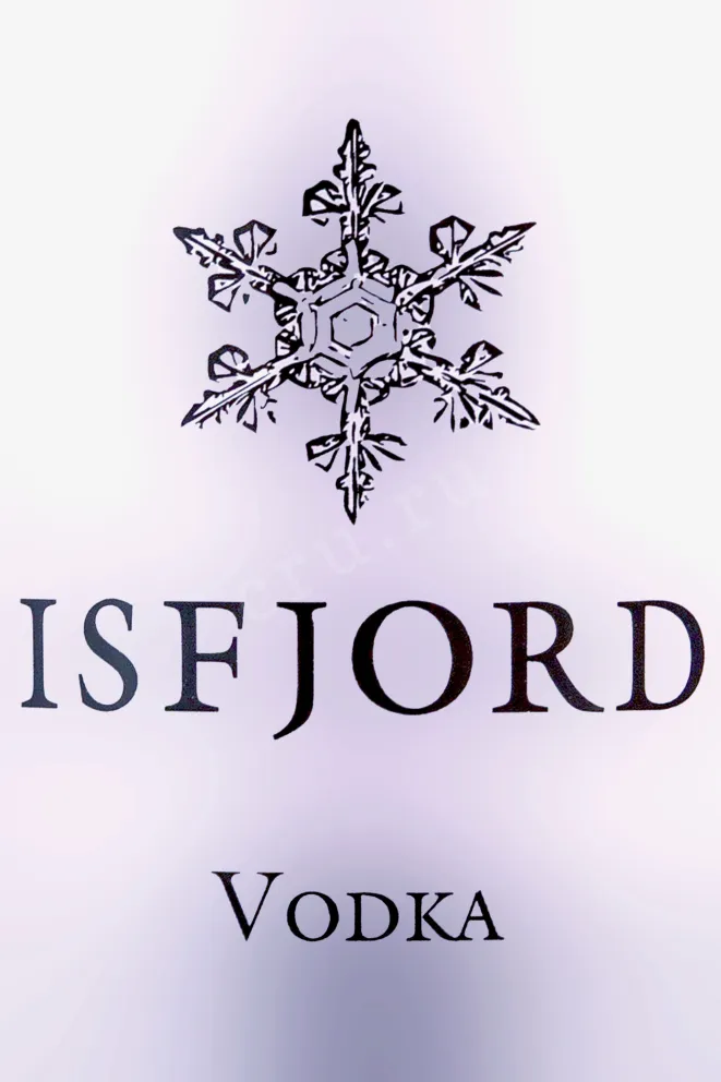Водка Исфьорд Премиум Арктик Водка в подарочной упаковке   0.7 л