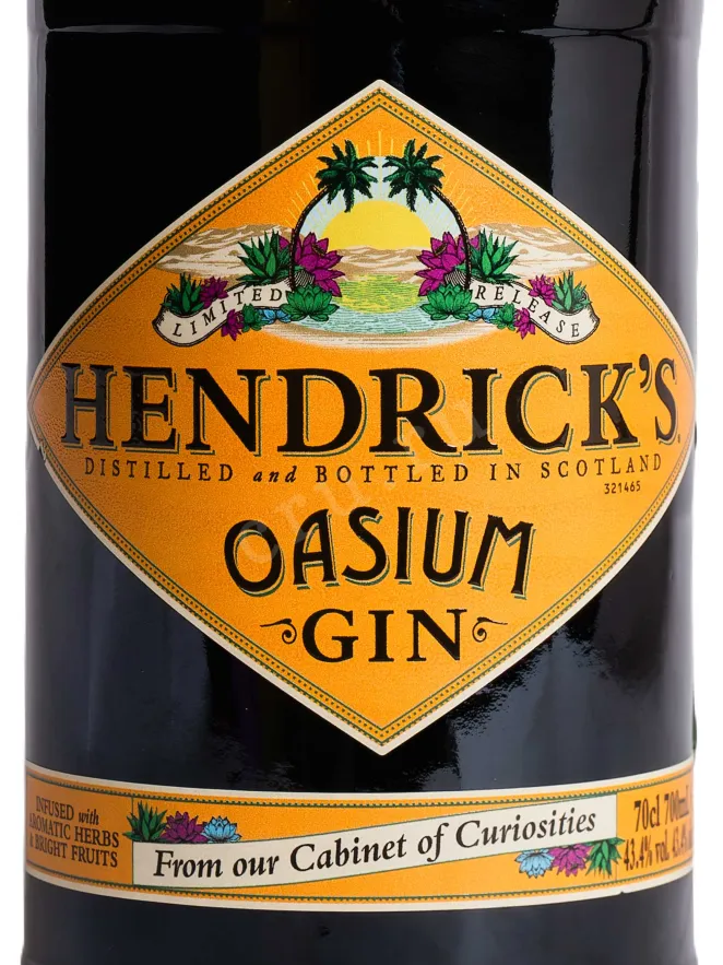 Этикетка Hendricks Oasium 0.7 л