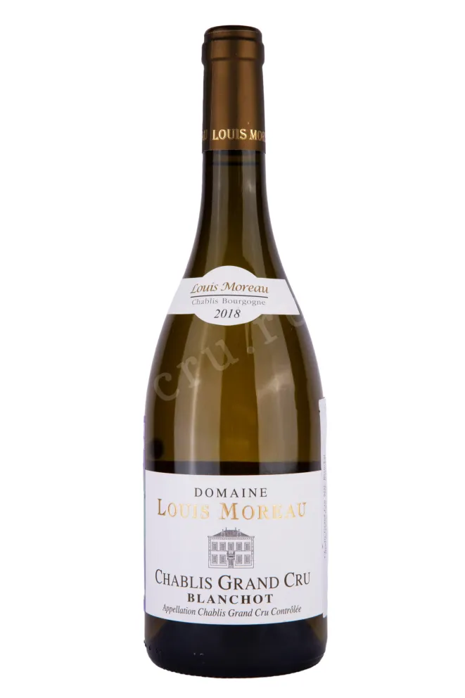 Вино Domaine Louis Moreau Chablis Grand Cru Blanchot 2018 0.75 л