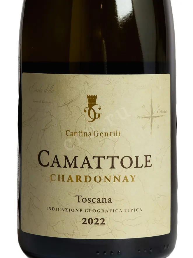 Этикетка Cantina Gentili Camattole Chardonnay 2022 0.75 л