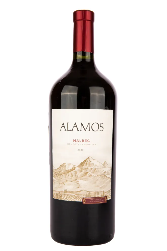 Вино Alamos Malbec 2021  1.5 л