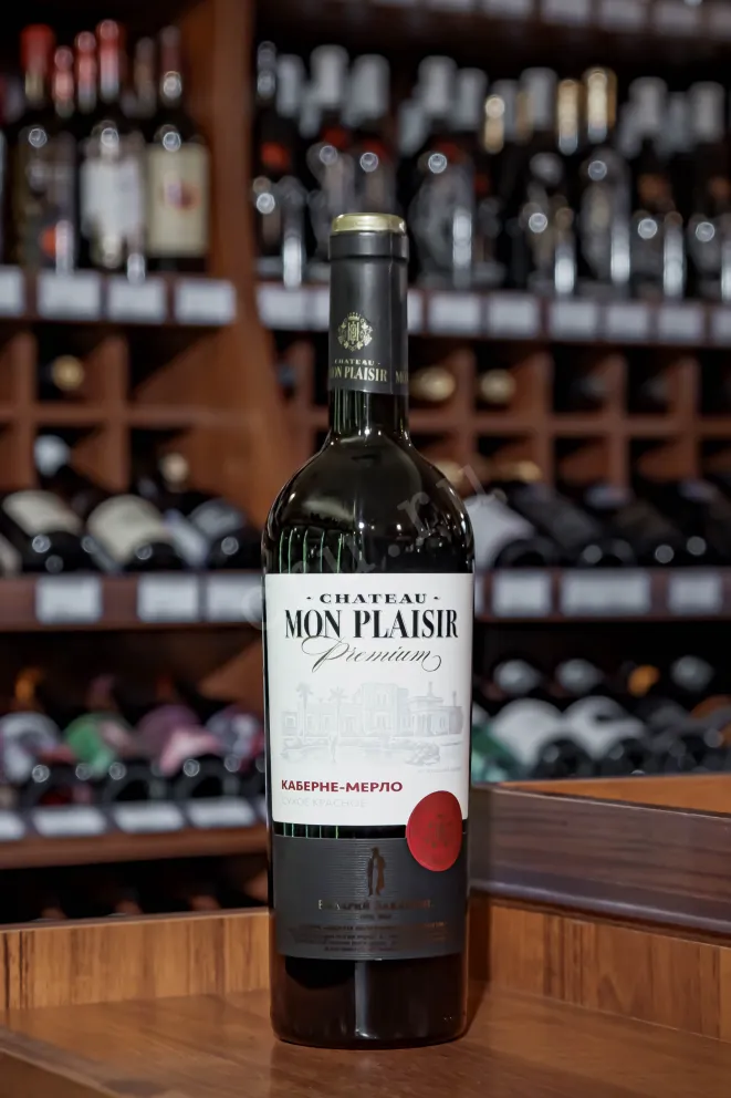 В магазине Крю Профи Chateau Mon Plaisir Premium Cabernet-Merlot 2021 0.75 л
