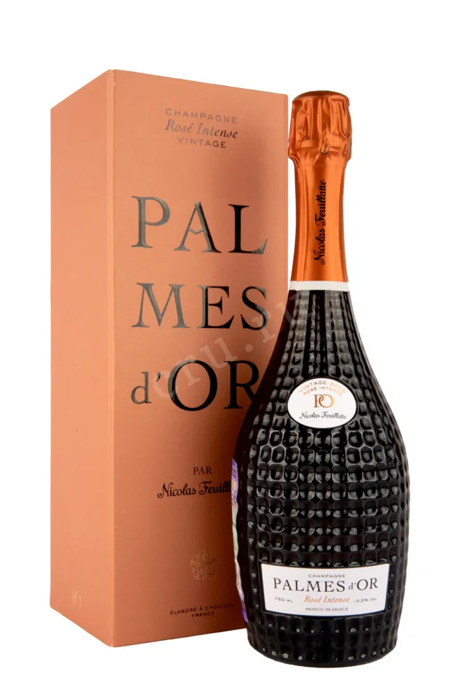 Шампанское Nicolas Feuillatte Palmes D'Or Brut Rose in gift box 2006 0.75 л