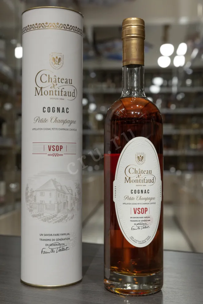 В магазине Крю Профи Chateau de Montifaud Petite Champagne VSOP in tube 2012 0.7 л