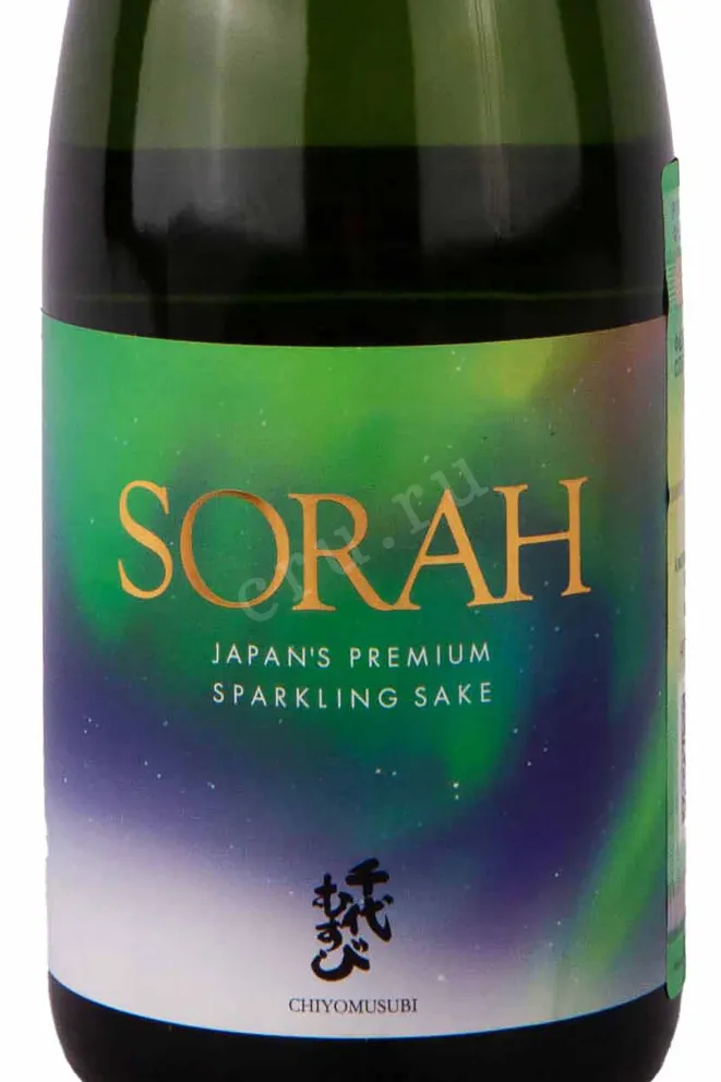 Этикетка Chiyomusubi Sorah Sparkling 0.36 л
