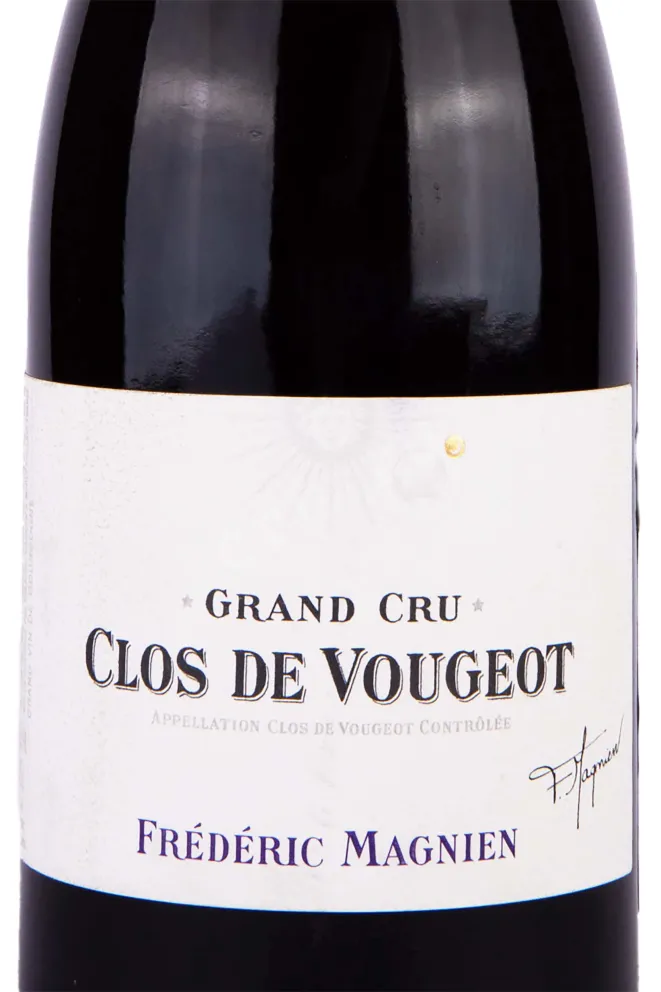 Этикетка Frederic Magnien Clos de Vougeot Grand Cru 2017 0.75 л