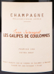 Этикетка игристого вина Jean Servagnat Les Galipes de Coulommes Premier Cru 0.75 л