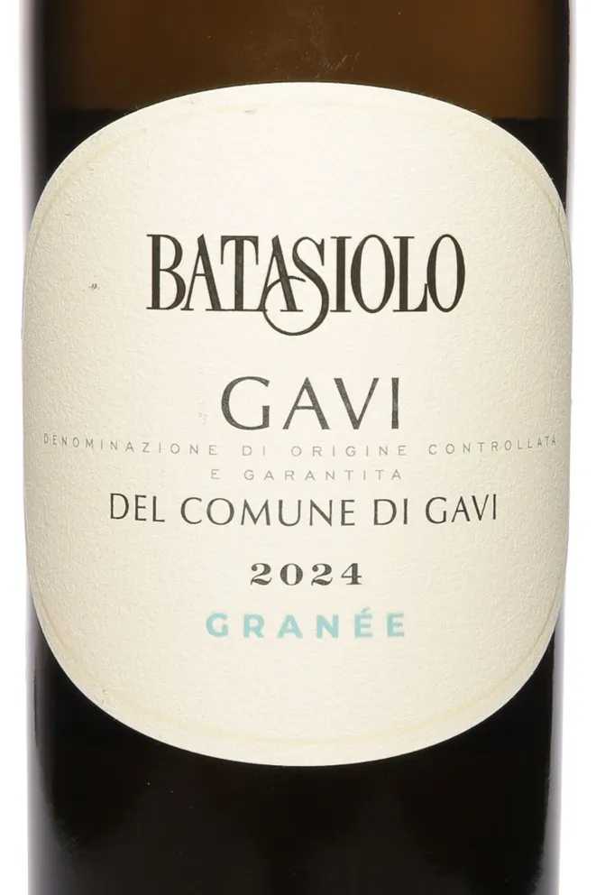 Этикетка Batasiolo Gavi Del Comune Di Gavi Granee 2024 0.75 л