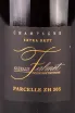 Этикетка Nathalie Falmet Cuvee ZH 303 gift box 2014 0.75 л