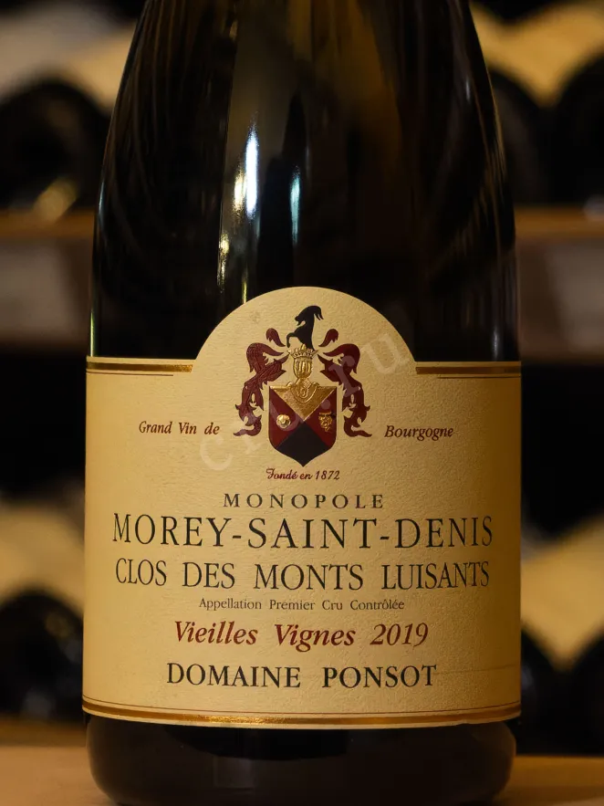 В магазине Крю Профи Domain Ponsot Morey-Saint-Denis 1er Cru Clos des Monts Luisants Tres Vielles 2019 0.75 л