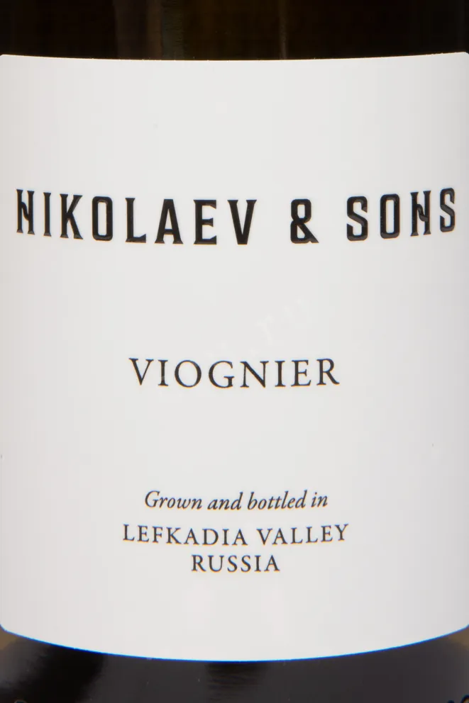 Этикетка Nikolaev & Sons Viognier 2023 0.75 л
