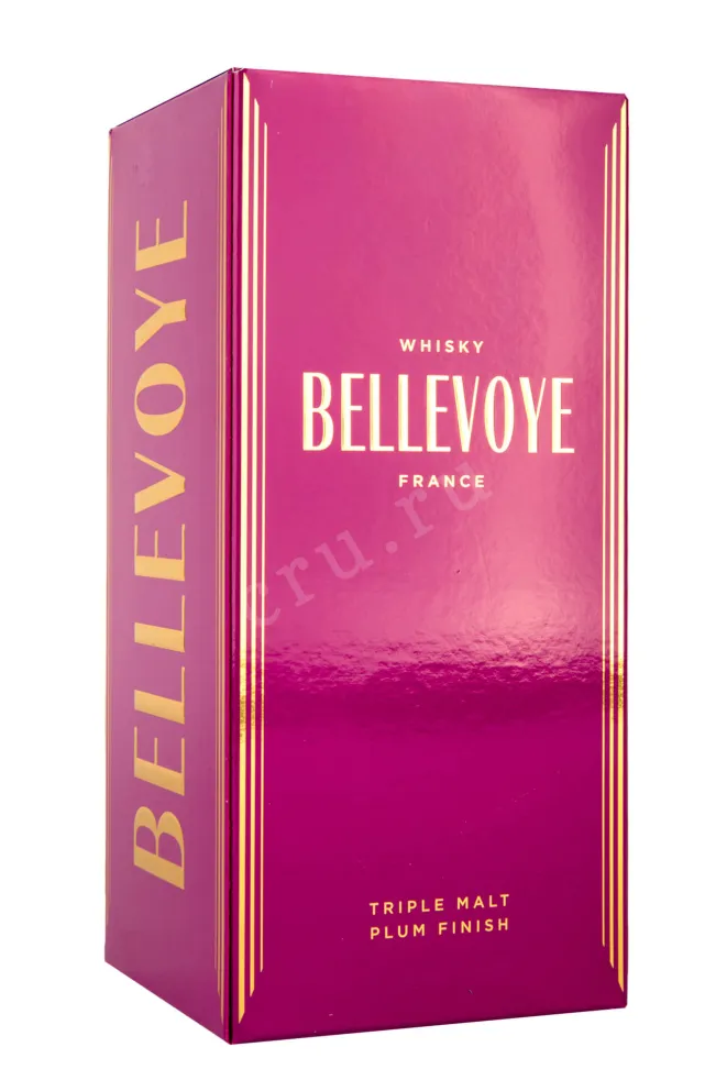 Подарочная коробка Bellevoye Triple Malt Finition Prune 0.7 л