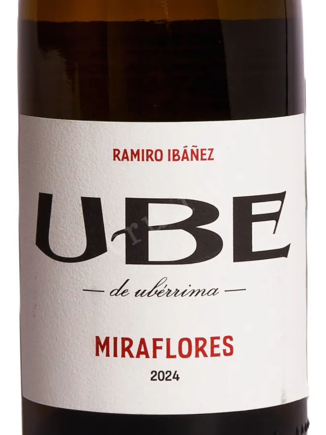 Этикетка Ramiro Ibanez Ube Miraflores 2020 0.75 л
