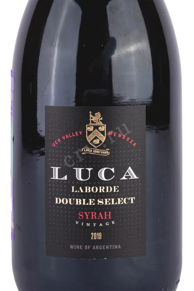 Этикетка Luca Laborde Double Select Syrah 0.75 л