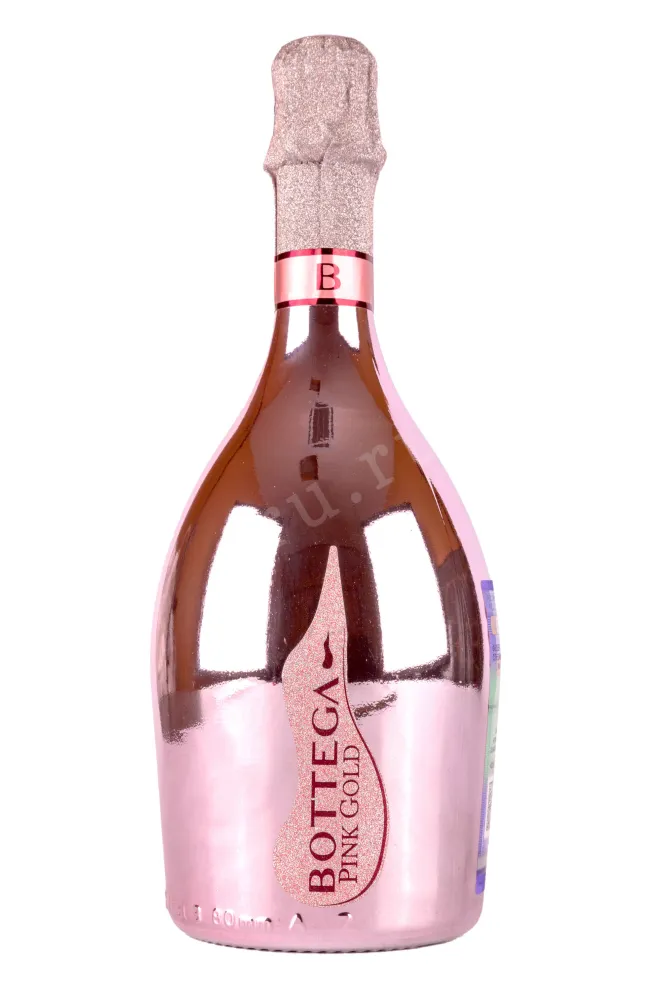 Бутылка Bottega Pink Gold Prosecco Rose Brut gift box 0.75 л