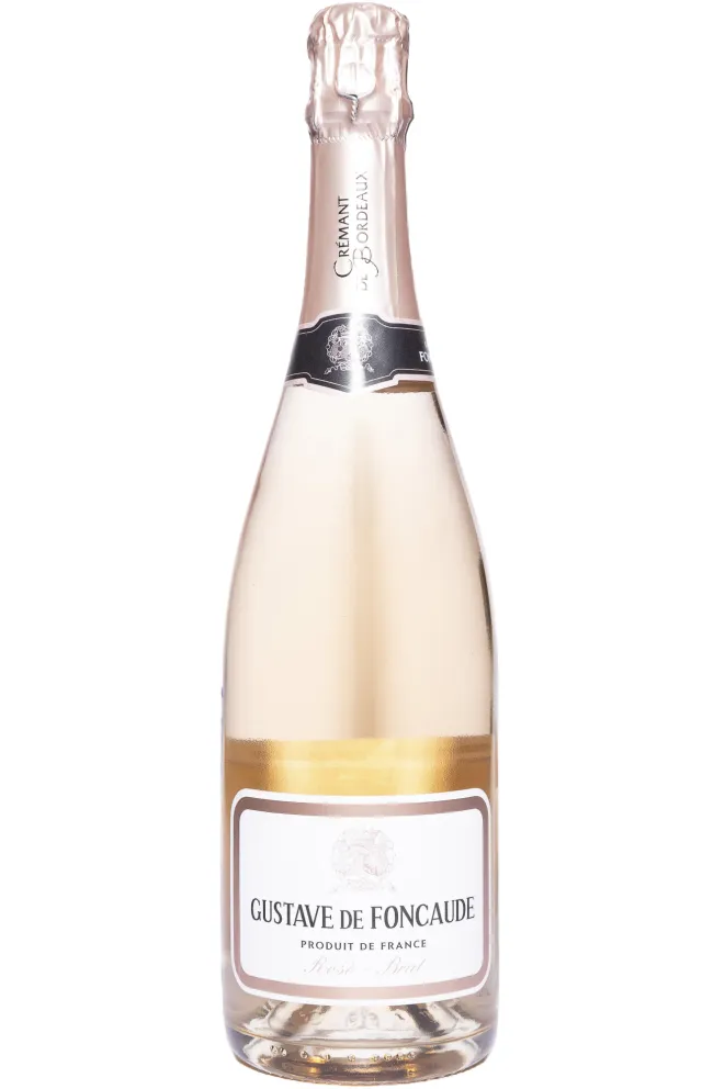 Игристое вино Gustave De Foncaude Cremant De Bordeaux Rose 2023 0.75 л