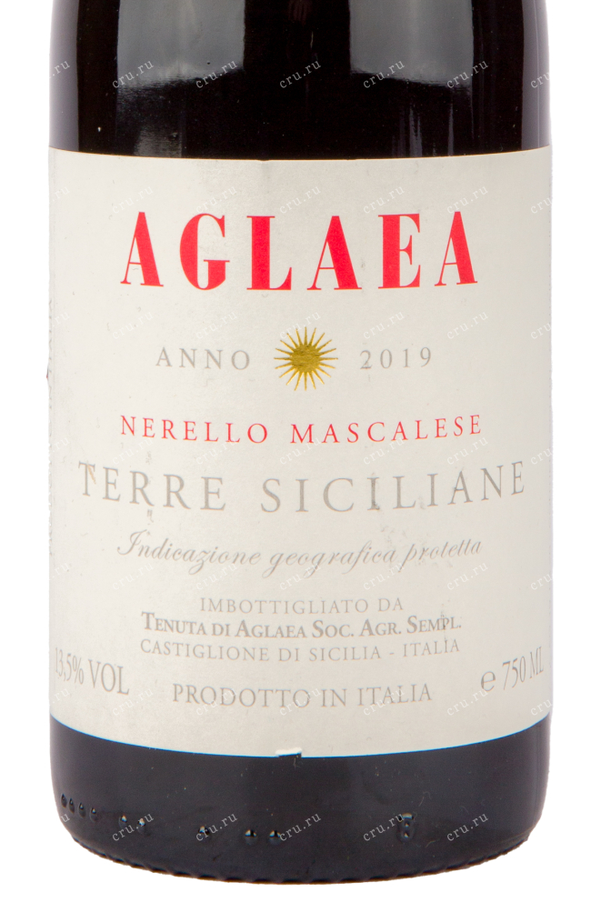 Этикетка вина Aglaea Nerello Mascalese Terre Siciliane IGP 2019 0.75 л