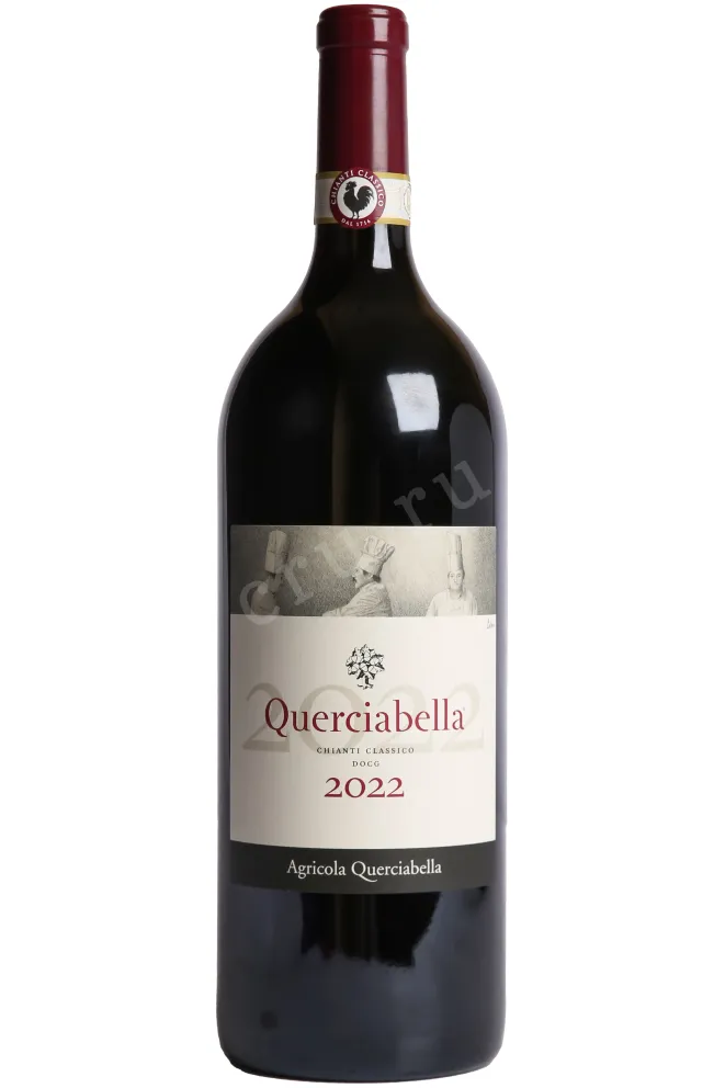 Бутылка Querciabella Chianti Classico in wooden box 2022 1.5 л