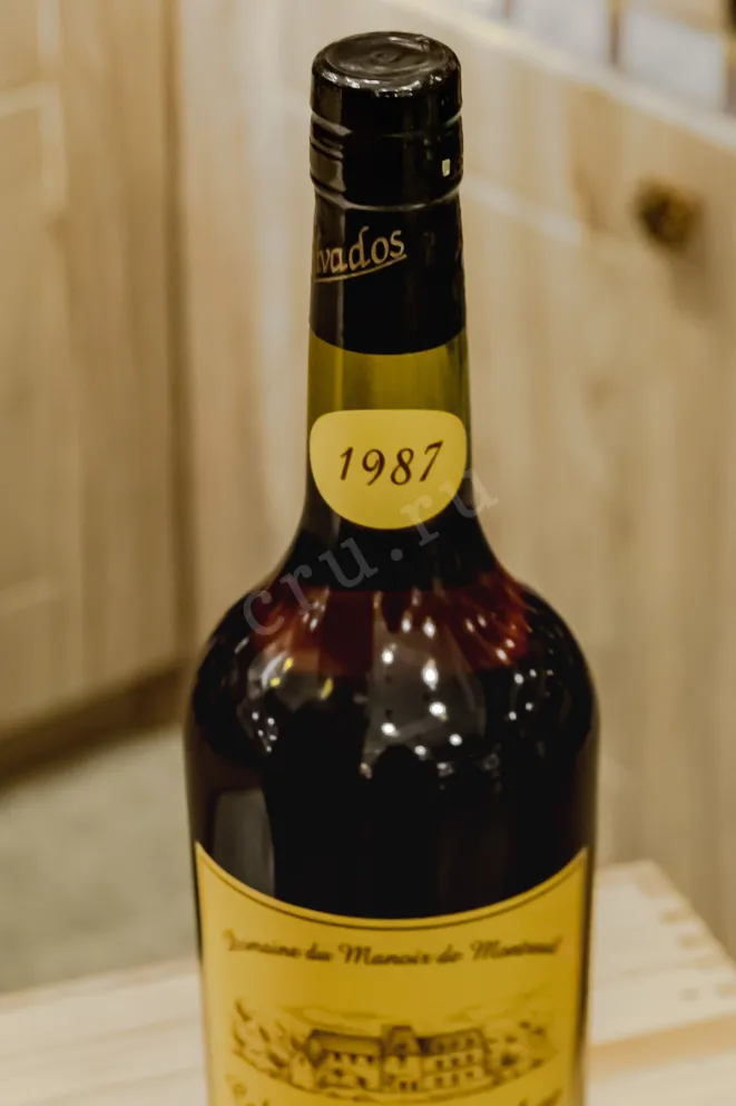 Пробка Domaine du Manoir de Montreuil Calvados Pays dAuge 1987 0.7 л