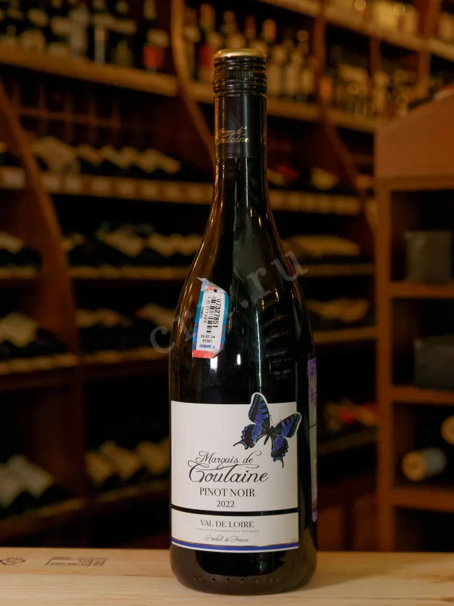 В магазине Крю Профи Marquis de Goulaine Pinot Noir 2022 0.75 л