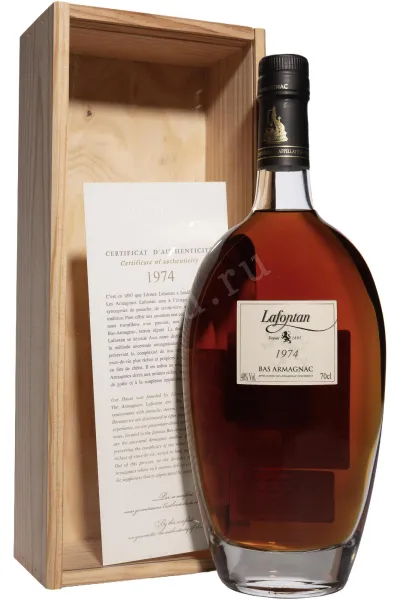 Арманьяк Lafontan Millesime 1974 0.7 л