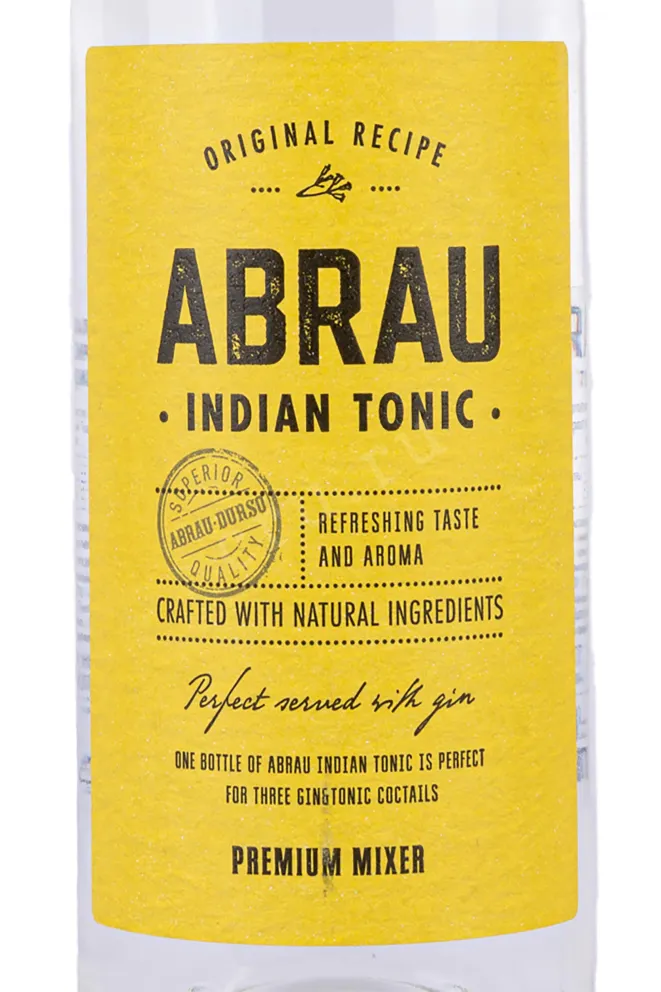 Этикетка Abrau Indian Tonic 0.375 0.375 л