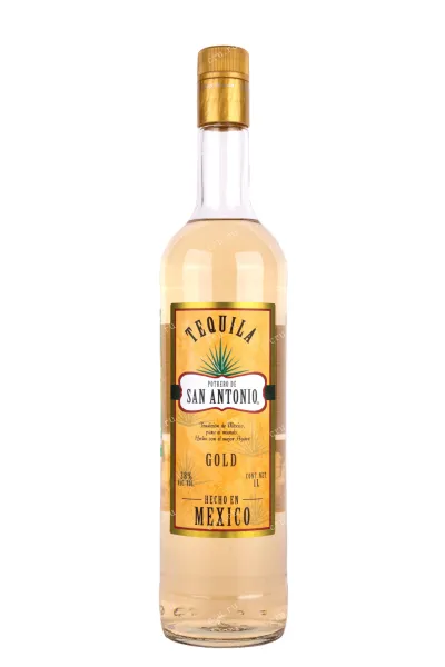 Текила Potrero de San Antonio Gold  1 л