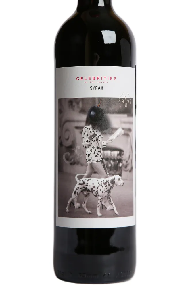 Этикетка Celebrities Syrah 2023 0.75 л