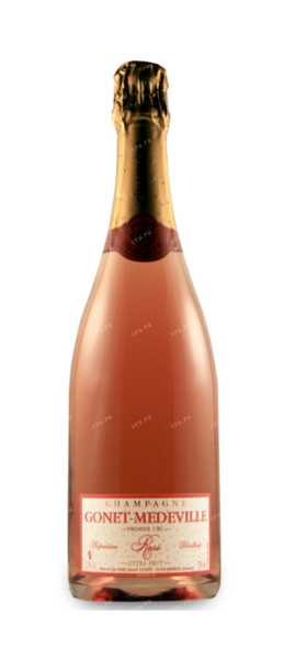 Шампанское Gonet-Medeville Extra Brut Rose Premier Cru  0.75 л
